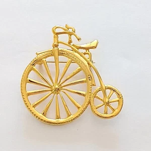Spilla spilla tono oro bici look vintage - Foto 1 di 2
