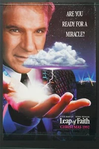 Leap of Faith 1992- Steve Martin AUTÉNTICO PÓSTER ORIGINAL DE CINE DE COLECCIÓN - Imagen 1 de 5