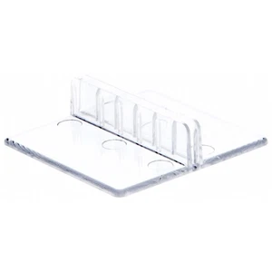 Plymor Clear Plastic Economy Pinch-Style Sign Clip Display, 2" W x 2" D x .5" H - Picture 1 of 1