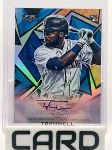 2021 Topps Fire - Autographs Taylor Trammell #AV-TT (AU, RC) - Bild 1 von 2