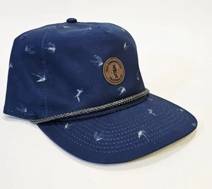 Old Greenwood Country Club Truckee Ca. Leather Patch Hat Cap Strap Imperial Navy - Picture 1 of 4