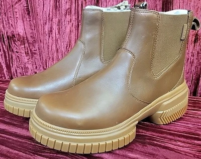 Sorel Ona Ave Chelsea WP Women's 9 Casual Boots Velvet Tan Gum 2 SHOE STYLE - Image 1 of 4