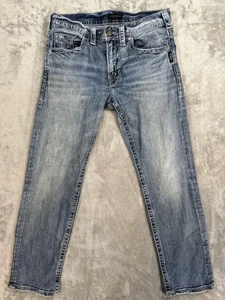 Silver Jeans Herren 32x30 Blau Eddie Relaxed Stretch Distressed Ripped Whiskered - Bild 1 von 24
