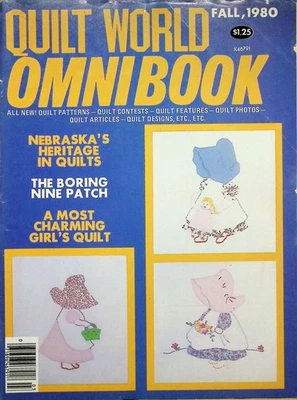 Quilt World Omnibook Magazine Fall 1980 Sunbonnet Sue - Image 1 of 4