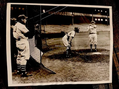 1937 WORLD SERIES BILL TERRY YANKEE STADIUM TYPE 1PHOTO ED MADJESKI MLB BASEBALL - Image 1 of 4