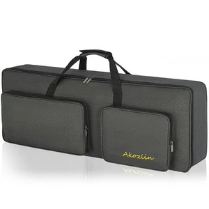 54-Key Padded Keyboard Gig Bag Portable Electric Piano Keyboard Case Foldable... - Picture 1 of 7