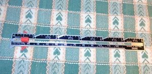 DE COLECCIÓN CHINA METAL COSER Y TEJER CALIBRE 6 PULGADAS HERRAMIENTA DE MEDICIÓN REGLA - Imagen 1 de 3