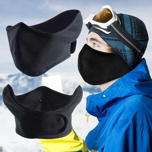 Winter Ear Warmer Fleece Thermal Half Face Mask Earmuffs Ski Mask for Men Women - Picture 1 of 13