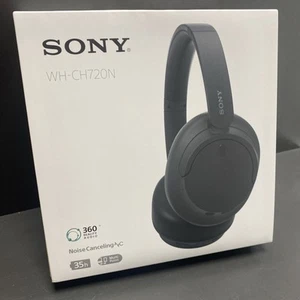 Sony WH-CH720N Noise Cancelling Wireless Bluetooth Kopfhörer Brandneu Schwarz - Bild 1 von 2