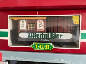 LGB Zillertal-Party Wagon Licht + Anschlüsse TOP OVP Personenwagen TOP ohne OVP - Bild 1 von 5