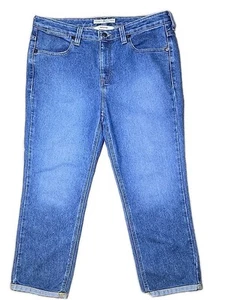 Vintage (2004) Tommy Hilfiger Hipster Women's Size 12 High Rise Blue Jeans - Picture 1 of 9
