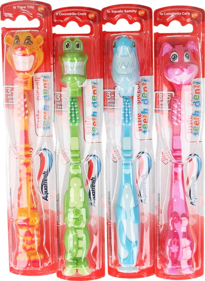 12 spazzolini aquafresh spazzolino piccoli denti setole morbide (cassa mista) - Immagine 1 di 1