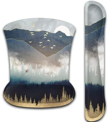 Keyboard Wrist Rest Pad and Mouse Pads with Wrist Rest Support Set Memory Foa... - Image 1 of 4