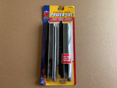Life-Like Trains HOPower-Loc Straight Track 4 pack # 21302 New - Image 1 of 3