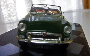 1968 MG MGB BRITISH RACING GREEN 1:43 FACTORY DISPLAY CASE MGB ROADSTER MKII MGB - Bild 1 von 7
