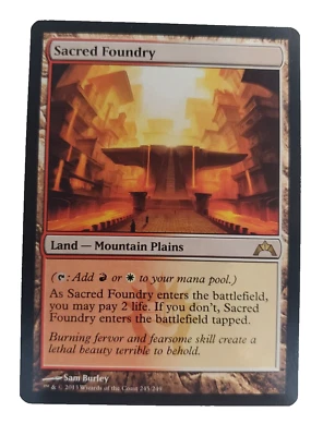 MTG Sacred Foundry Gatecrash 245/249 Regular Rare - Image 1 of 4