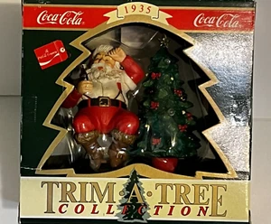 COCA COLA VINTAGE 1995 TRIM A TREE COLLECTION 1935 SANTA ORNAMENT - Picture 1 of 6