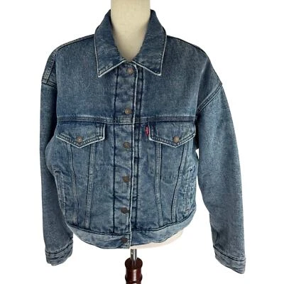 CHAQUETA VAQUERA CAMIONERO ACOLCHADA LEVI'S LAVADO MEDIO NUEVA CON ETIQUETAS PARA MUJER TALLA MEDIANA Foto 1 de 4