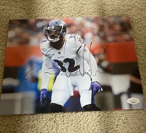 Eric Weddle Signed 8.5X11 Photo Ravens Rams SB Champ JSA COA - Picture 1 of 1