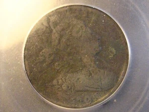 1798 2nd Hair Draped Bust Large Cent ICG Good 4 - Picture 1 of 5