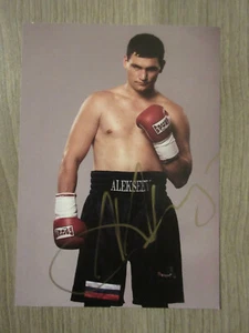 Alexander Alekseev original handsignierte Autogrammkarte / Boxen T16 - Picture 1 of 2