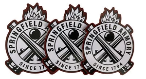 Springfield Armory Decals Springfield Armory Stickers 4” Gun Stickers Glock Colt - Picture 1 of 4