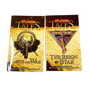 Weis & Hickman 2 x Dragonlance Tales 3 & 4 Reign of Istar Love and War - Imagen 1 de 7