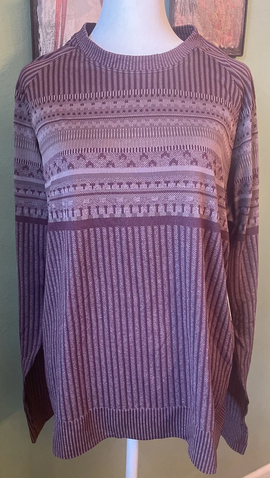 Novo com etiquetas~Pulôver Lululemon Rest Less granada relaxada casca antiga amoreira fosco GG - Imagem 1 de 4