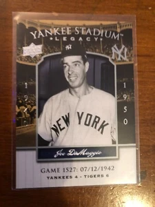 2008 UD Yankee Stadium Legacy Joe DiMaggio YSL 1527 - Picture 1 of 1