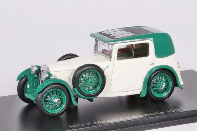 MG F Magma Salonette 1933  2-Sitzer weiß/grün Neo 1:43 NEU/OVP 45465 - Bild 1 von 3