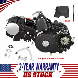 110CC 4 Stroke ATV Engine Motor w/Reverse Electric Start For ATVs GO Karts USA! - Bild 1 von 12