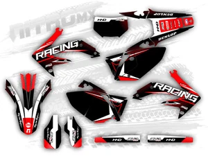 Graphics Kit fits Honda CRF 450 X 450X 2005 2006 - 2012 2013 2014 2015 2016 2017 - Picture 1 of 1