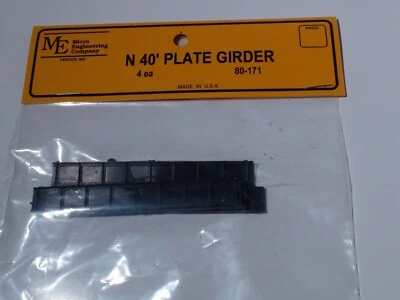 N SCALE Micro- Engineering #80-171 N 40' plate girder 4each - Image 1 of 3