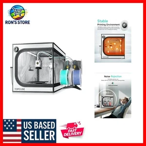 LED Illuminated Enclosure for Bambu Lab A1 Mini - Improve Print Quality & Safety - Afbeelding 1 van 8