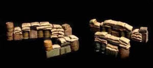 1/72 unpainted resin model barricade trench shelter scene 3D printing - Picture 1 of 9