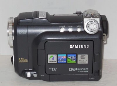 Samsung SCD6040 Compact MiniDV Video Movie Camera Camcorder PARTS OR REPAIR - Image 1 of 4