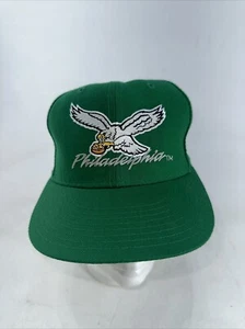 Gorra ajustada Philadelphia Eagles verde Kelly vintage talla 7 1/8 New Era NFL - Imagen 1 de 15