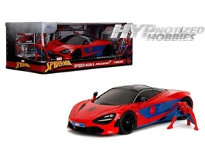 JADA 1:24 MCLAREN 720S Y MARVEL SPIDER-MAN FUNDIDO A PRESIÓN ROJO/AZUL 35764 - Imagen 1 de 6
