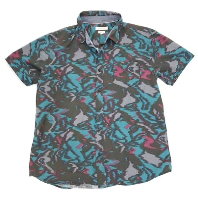 Coastal Button Shirt Men XL Multicolor Modern Fit Floral Hawaiian - Image 1 of 4