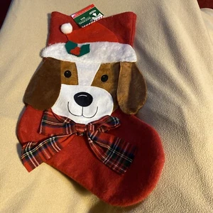 Medias casa de Navidad para perro 16,2 pulgadas x 9,45 pulgadas NUEVAS - Imagen 1 de 7
