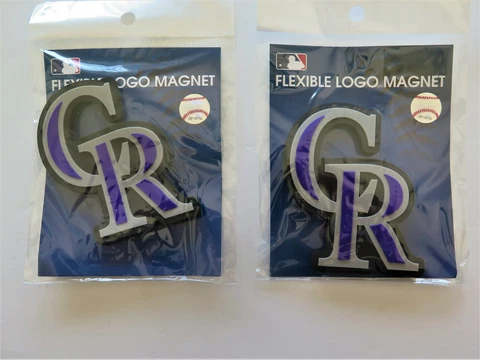 LOT OF TWO (2) COLORADO ROCKIES, FLEXIBLE MAGNETS FROM WINCRAFT Cover