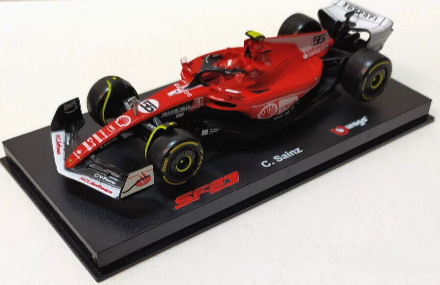 Modellino F1 Bburago Signature 1/43 Ferrari SF23 Las Vegas GP 2023 #55 C. Sainz