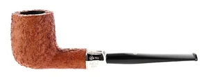 Pipe ASHTON OLDCHURCH XXX sandblasted shape army billiard silver ring - Picture 1 of 10