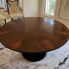 Theodore Alexander Burlwood  Round Dining room table 60 Inch