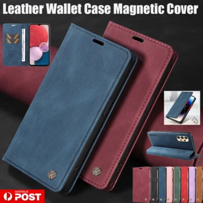 For Samsung A55 A05S A15 A25 A14 A54 A13 A73 A52 Leather Wallet Case Flip Cover - image 1 of 4