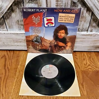 Robert Plant "NOW and ZEN" Vinyl Album! In Shrink w/Hype Stickers! Excellent Con Foto 1 de 4