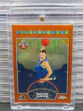 2008-09 Topps Chrome Kevin Love Orange Refractor Rookie RC #171/499 Timberwolves