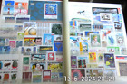 Briefmarken Album  A4 mit &#252;ber 600 Marken aus aller Welt