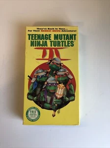Teenage Mutant Ninja Turtles III 3 VHS 1993 TMNT VCR Tape - Bild 1 von 6