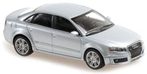 Minichamps 1:43 Scale Audi RS4 2004 Silver Metallic - Picture 1 of 1